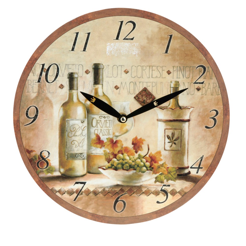 1 Wanduhr Küchenuhr Uhr Oldtimer Vintage Retro Holz Antik Wanduhren