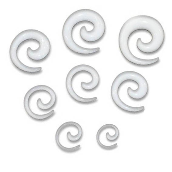 Set tunnel taper set dilatatore spirale 2 3 4 5 6 8 10 mm piercing eBay