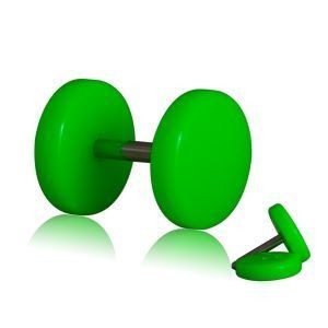 2 Falsos Falso Plug Túnel Piercing Pendientes 6 8 10 12 Colores Geniales - Imagen 8 de 11