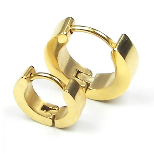 2 Creole Earrings Huggie Hoop Sleeper Earrings unisex Woman Men eBay