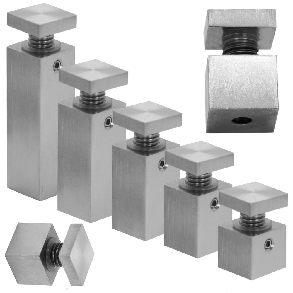 10x Tragschienenträger 70mm - Hutschienen Halterung M6