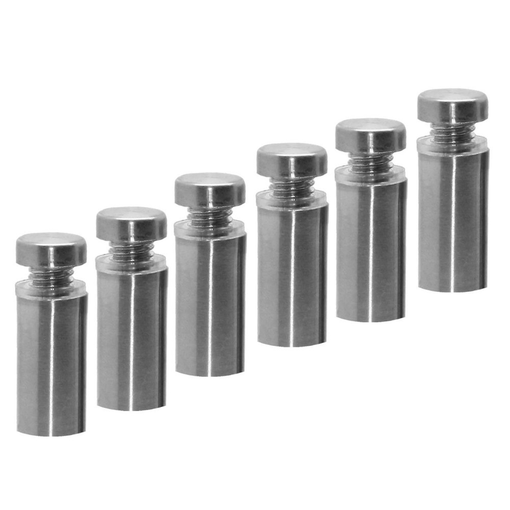 Wall Spacer Ø 1,6cm/0,62" Plug Steel Acrylic Glass Holder Photos Hollow