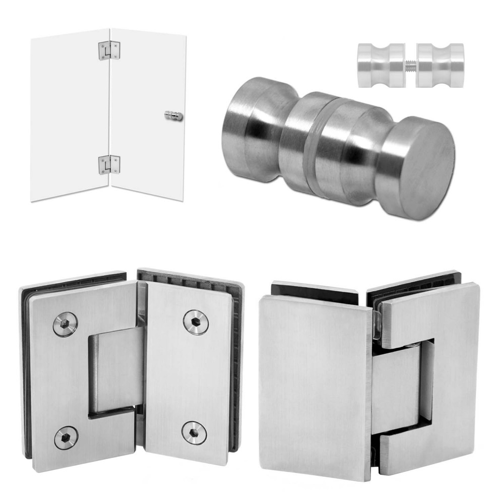 Porte di vetro cerniera cardine maniglia porte doccia porta ...