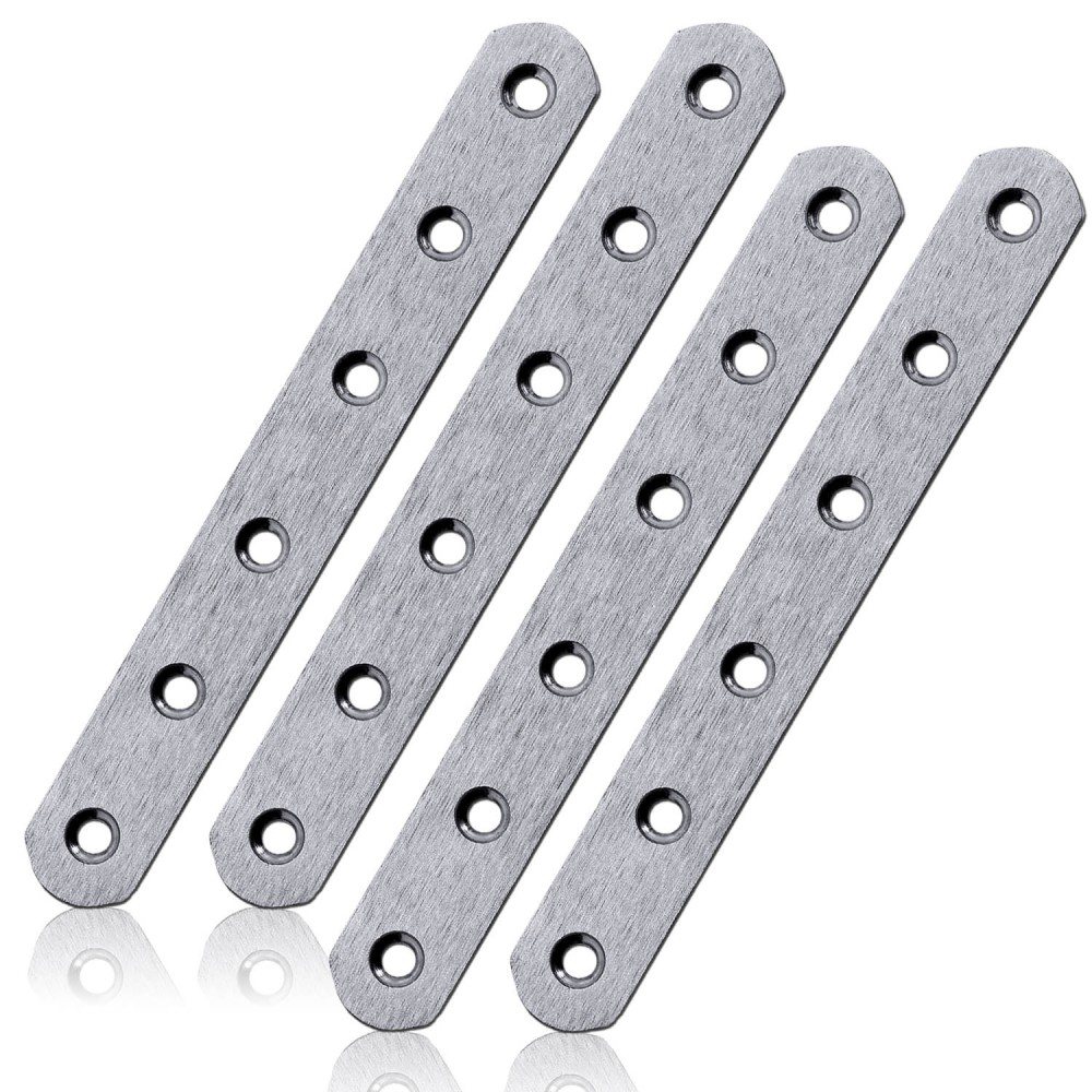 Stainless Steel Straight Bracket Repair Perforated Fixing Nail Plate