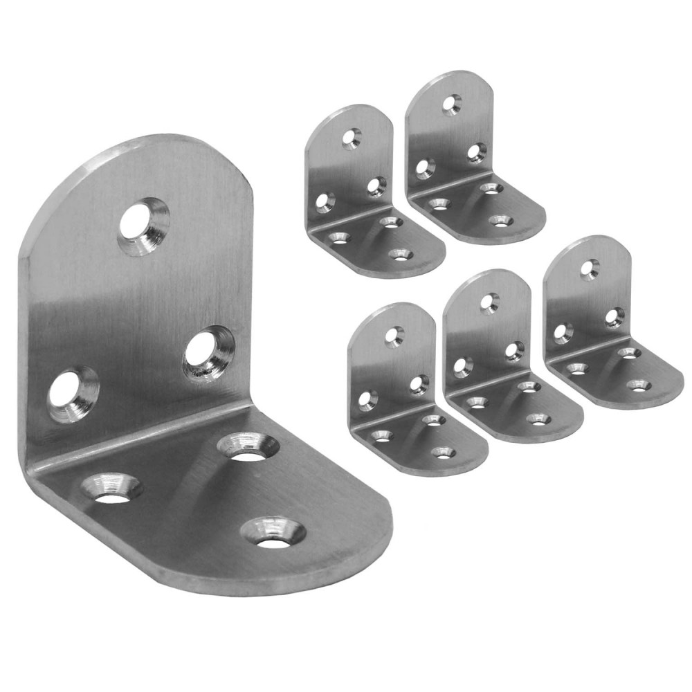 Steel Corner Brace Fixed Angle Plate Connector Repair Bracket Steel