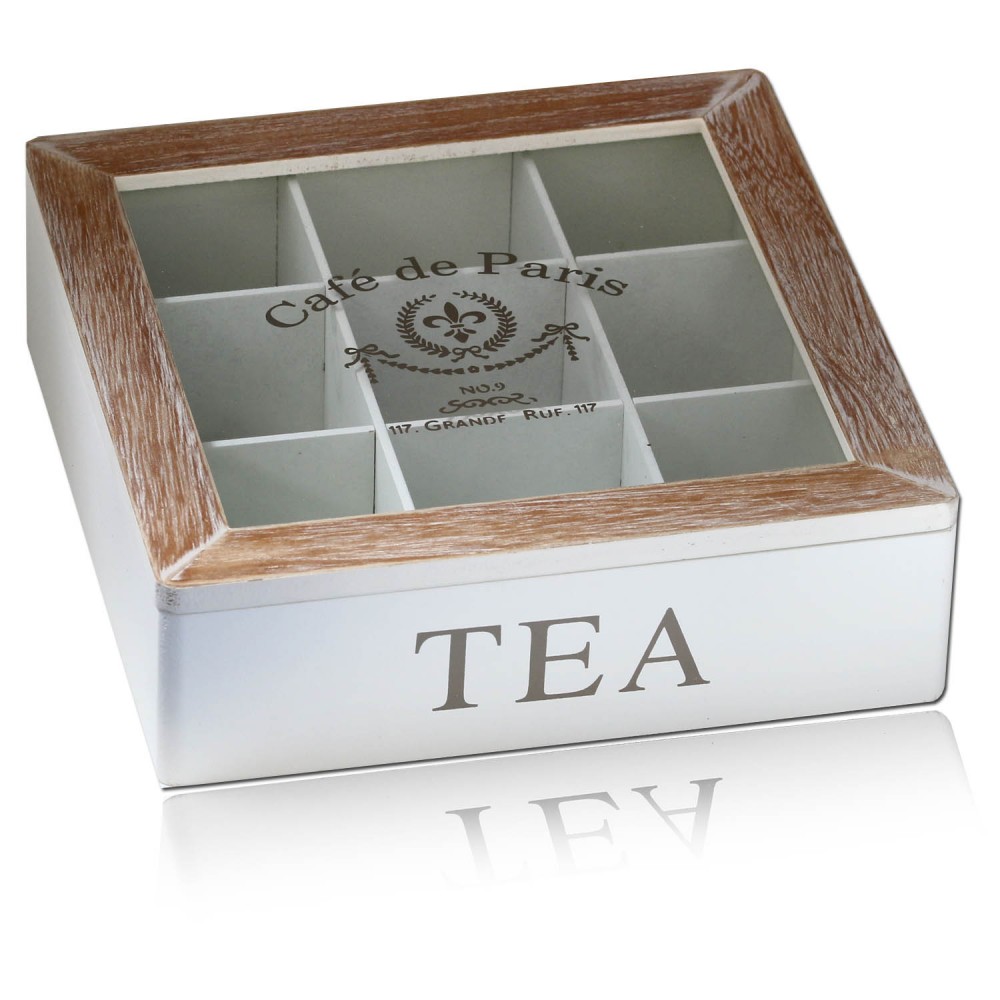 Teebeutelhalter Teebox Holz Teekiste Teebeutel Teebeutelbox Tee Box ...
